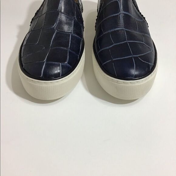 Stuart Weitzman Blue Nuggets Chunky Platform Slip On Sneakers Size 5 1/2 - Picture 6 of 11